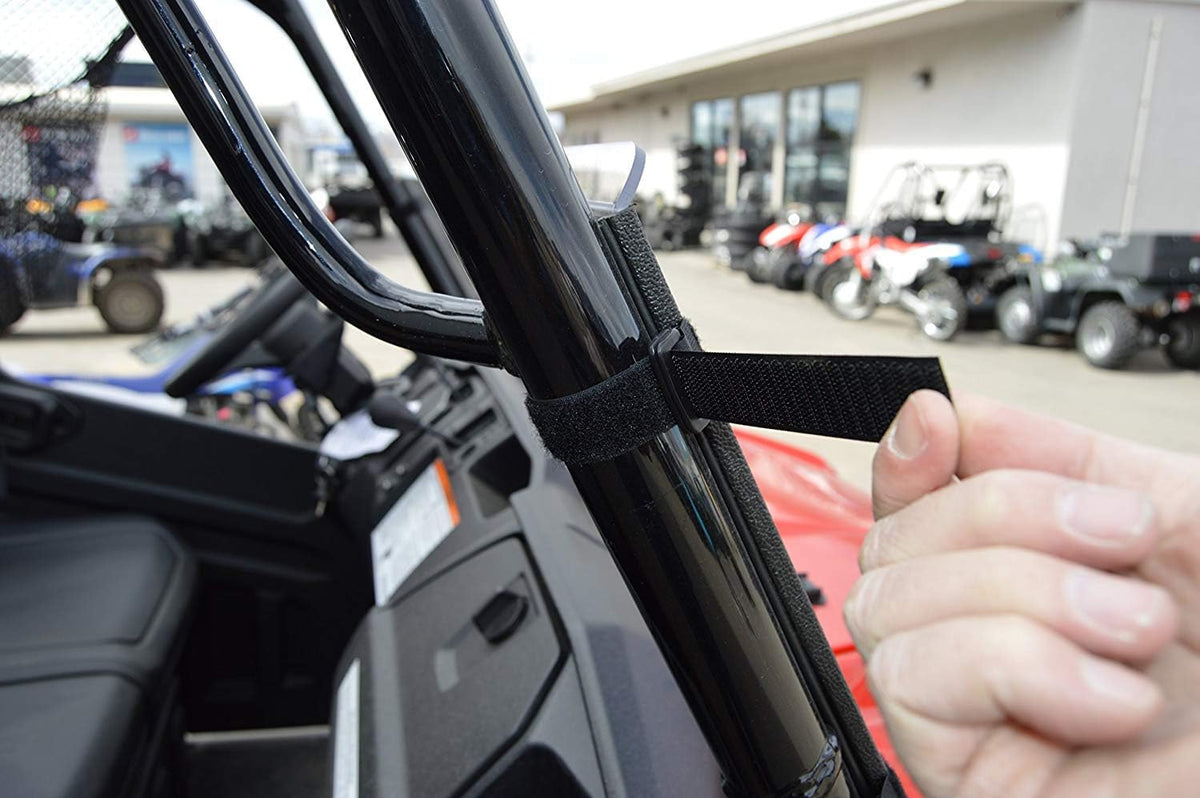 Half Windshield - Scratch Resistant - Premium Poly w/ Hard Coat V9078