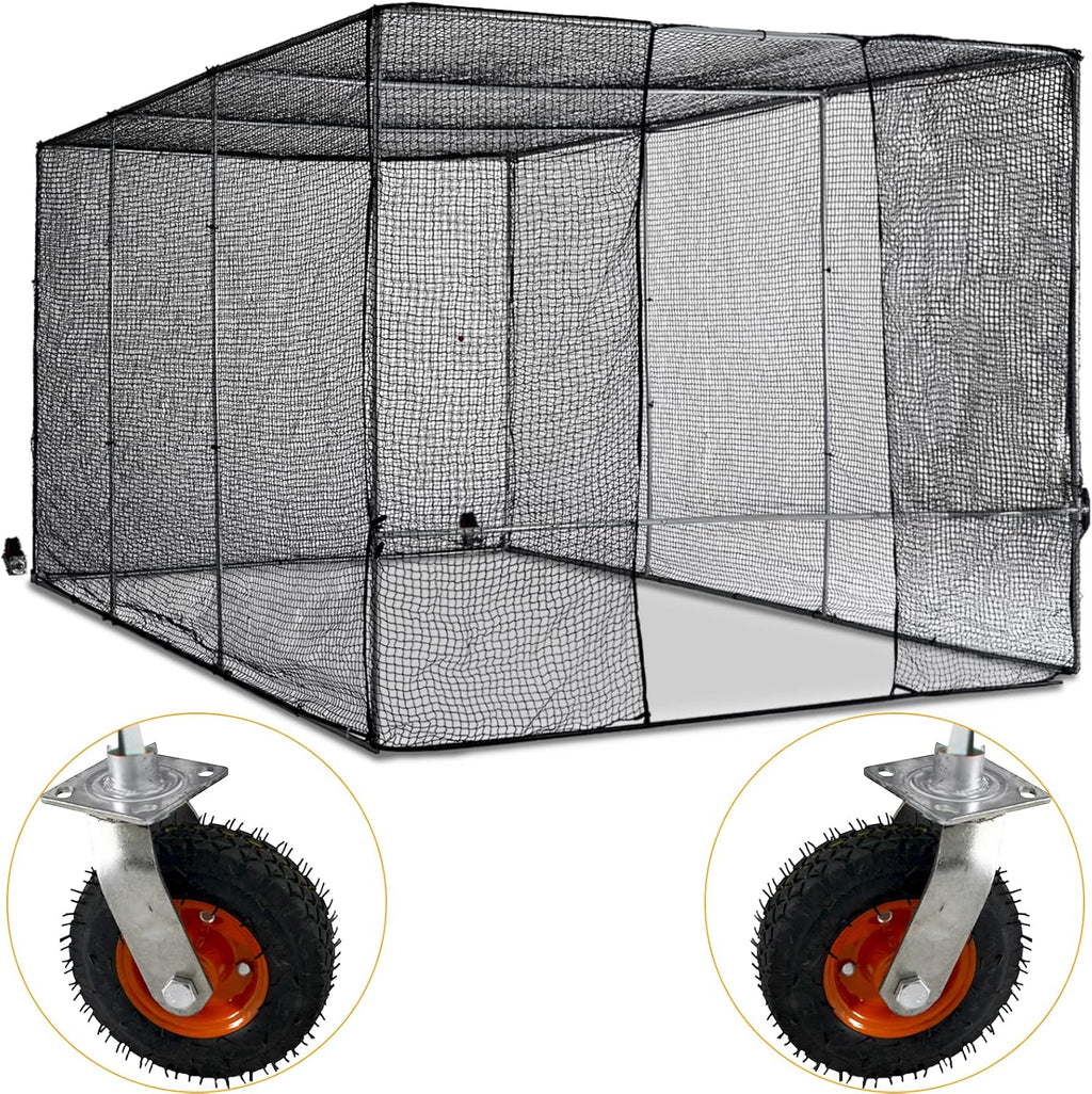 16X10X8FT Batting Cage with Wheels H479496