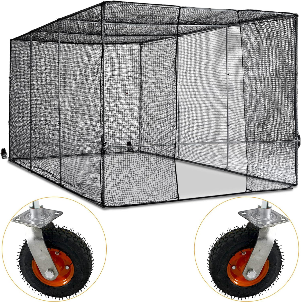 16X10X8FT Batting Cage with Wheels H479496