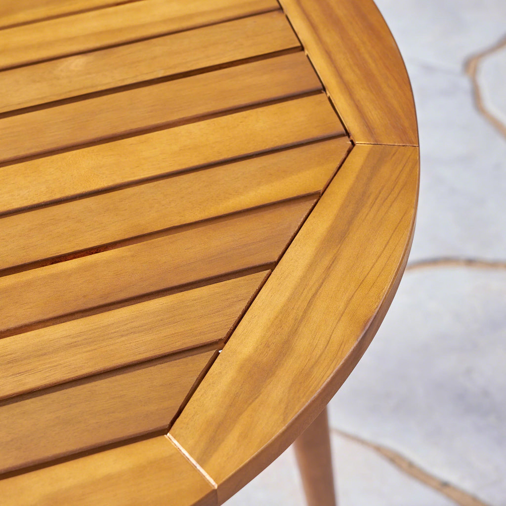 Acacia Wood Round Bistro Table G22846