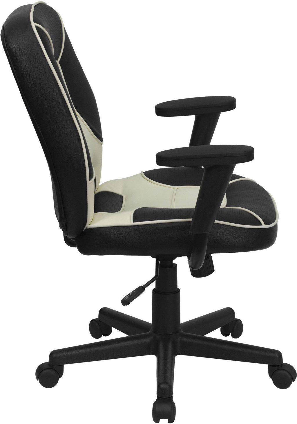 Black Vinyl Mid-Back Executive Office Chair V29517