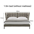 Leather Italian Double Bed E1796