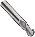 1/4x22 Diam 2 Flute Solid Carbide Ball End Mill B134234