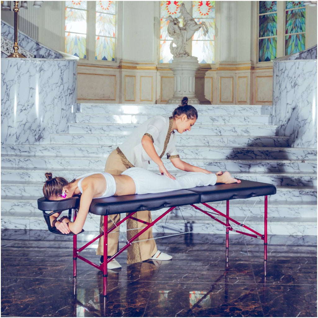 Black Lightweight Portable Table Package Q16928