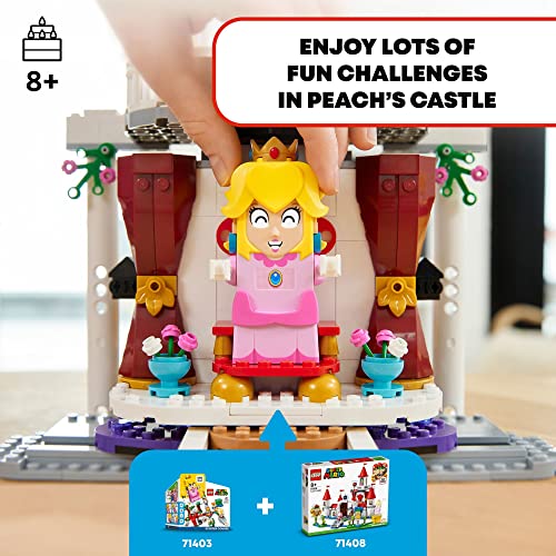 Buildable Game Toy with Time Block Plus Bowser and Toadette Figures G8914