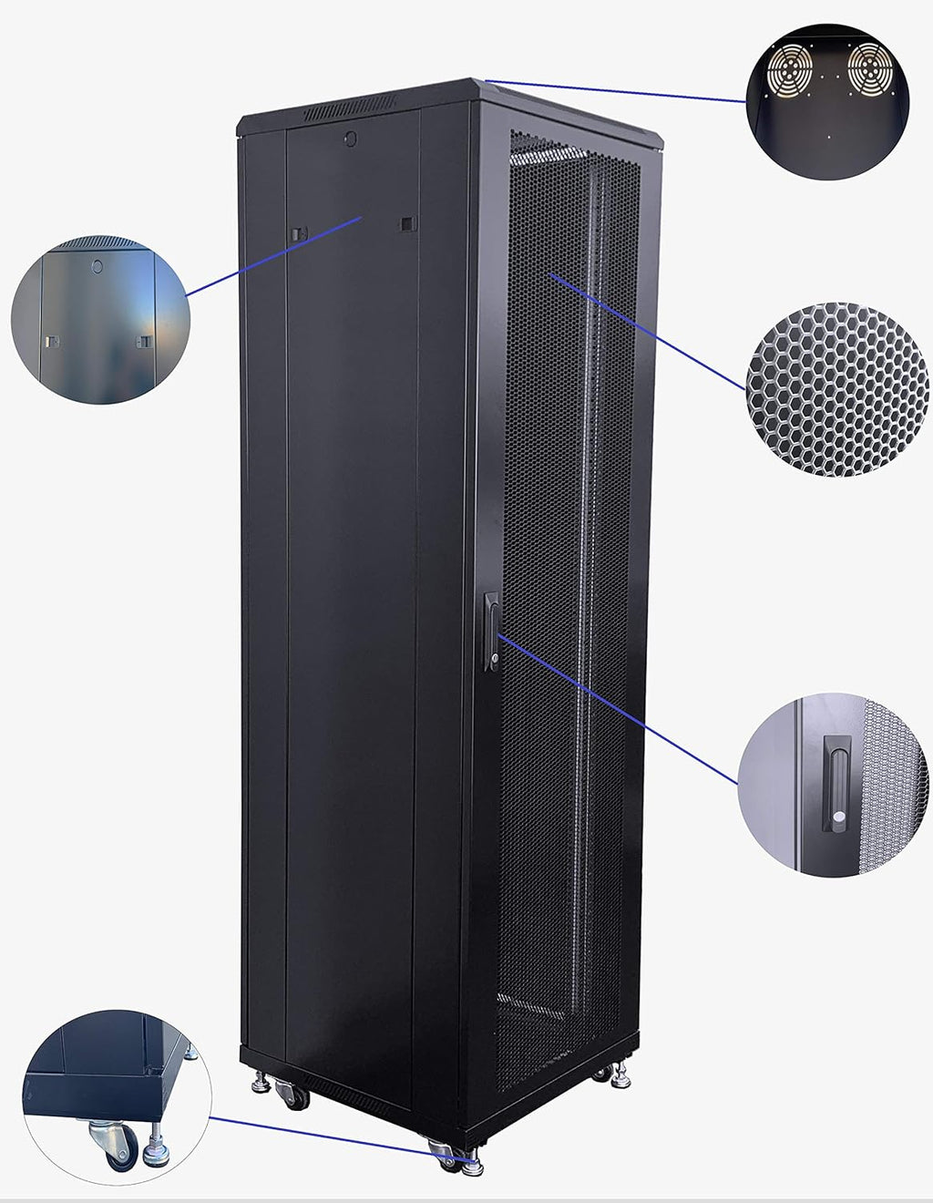 42U Rack Mount Network Server Cabinet O36514