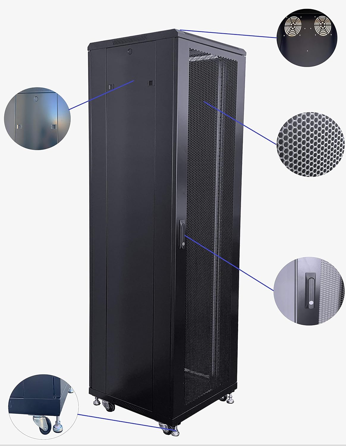42U Rack Mount Network Server Cabinet O36514