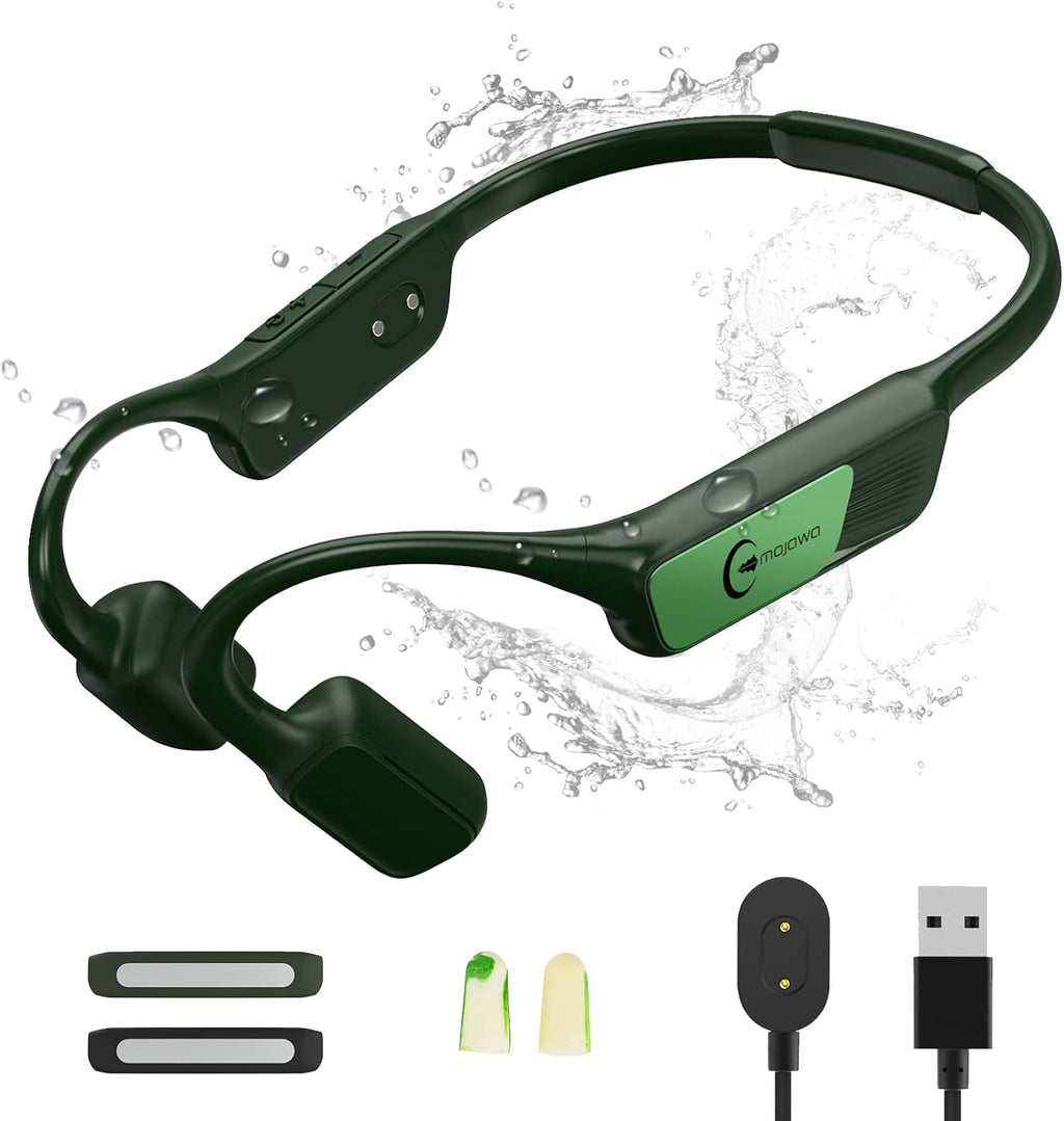 Green Bone Conduction Headphones V748