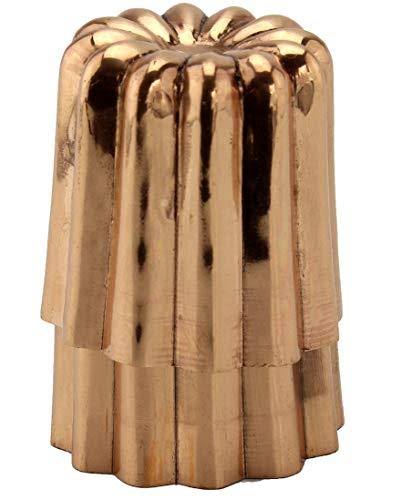 Copper Canelé Pastry Molds 4-Pack 2-Inch G608