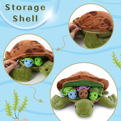 23" 5-in-1 Shark Stuffed Animal Plush Set M2048