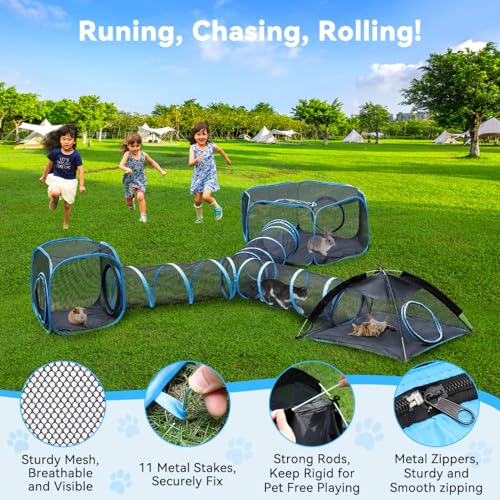 Portable Mesh Cat Enclosure with Carry Bag Y866