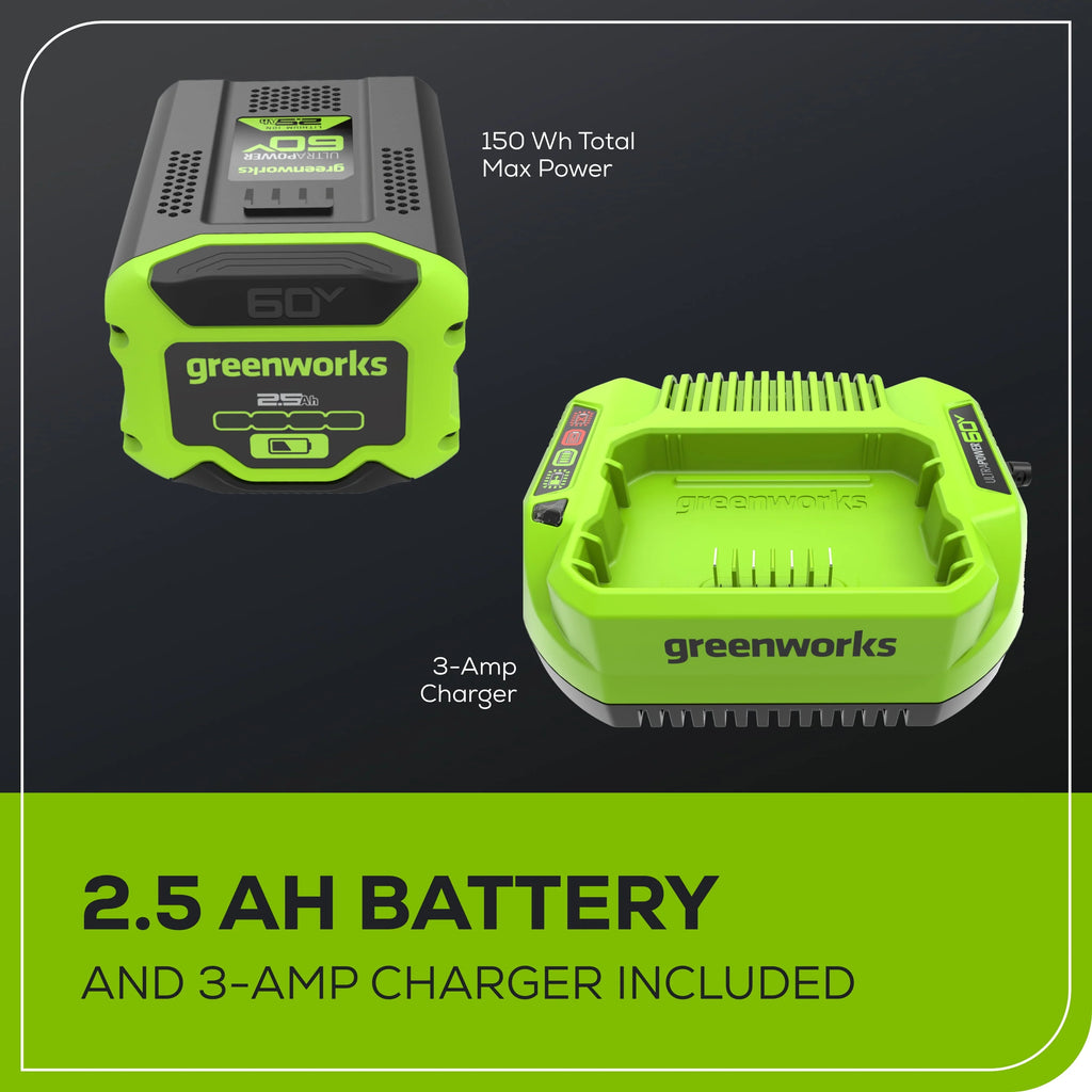 60V 8 Edger with 2.5 Ah Battery & Charger G852196