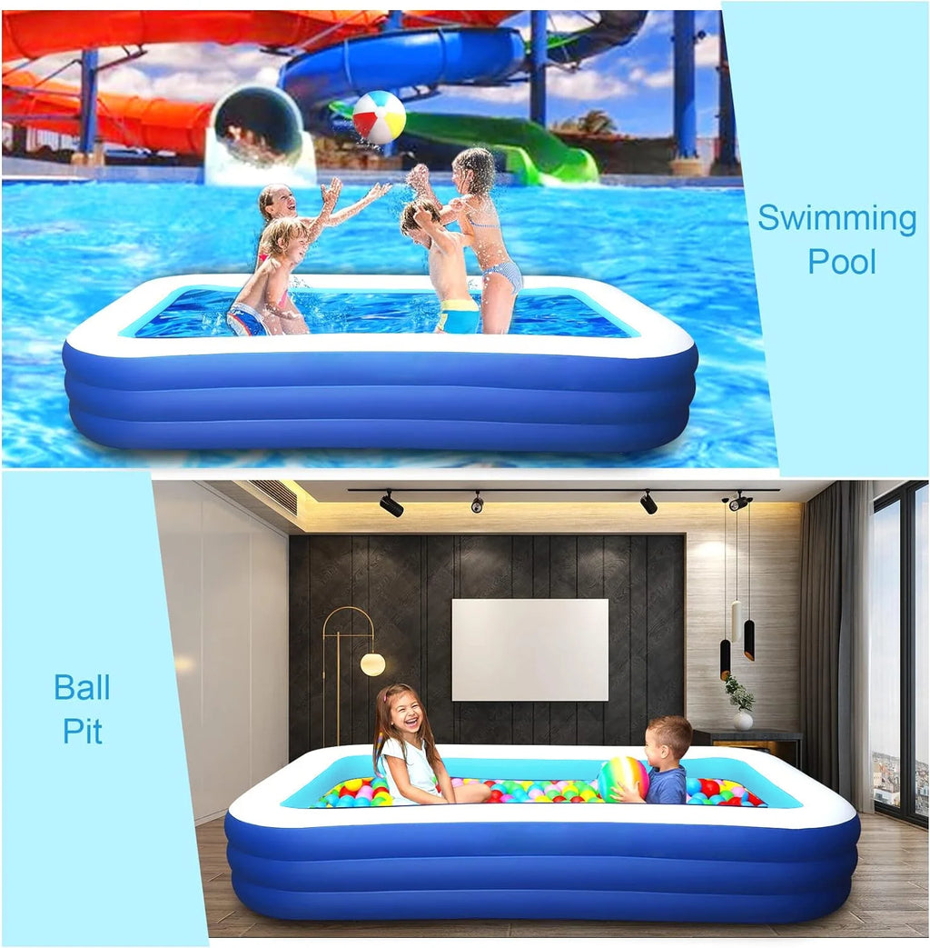 Inflatable Pool 118 X 68 X 22 Oversized Thickened O410718