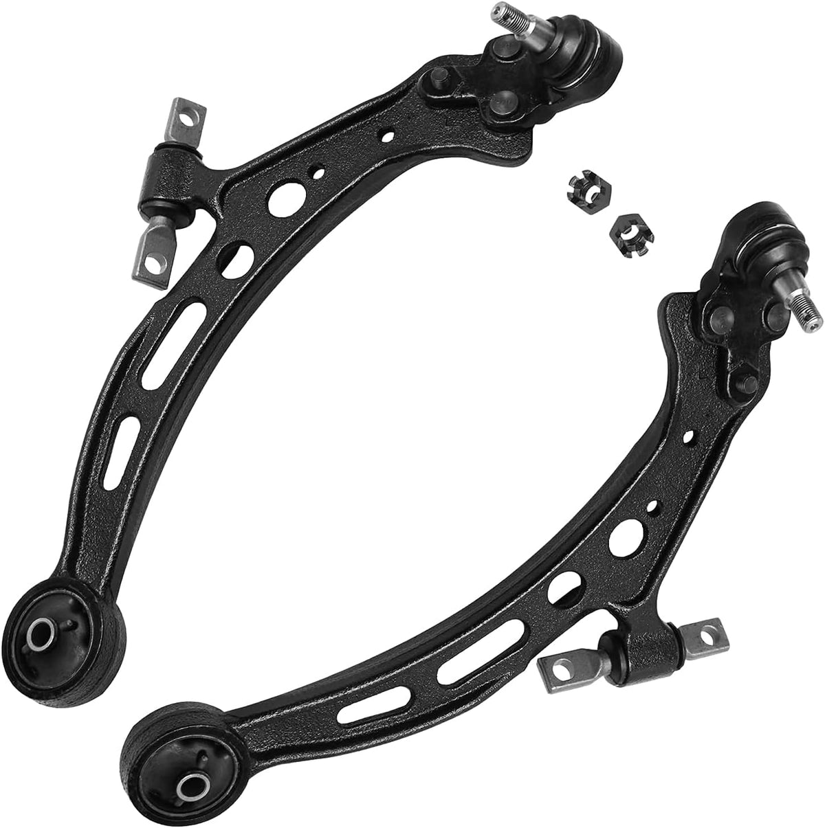 Front Lower Control Arm Ball Joints Tie Rods Sway Bars 10pc Set N838177