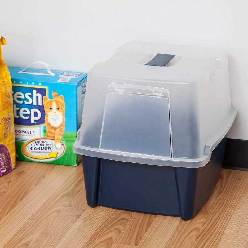 Litter Box with Grate and Scoop S8163