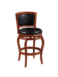 Cherry High Back Swivel Bar Stool M150489