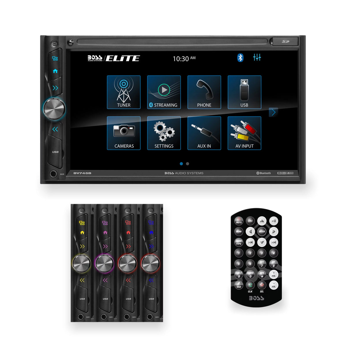 6.95 inch Double Din Touchscreen Bluetooth Car Stereo System N9490