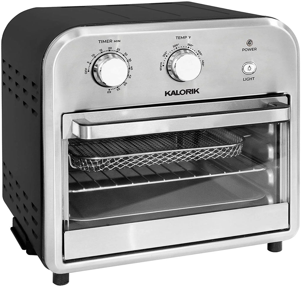 12 Quart Air Fryer Oven Black Stainless Steel P32919