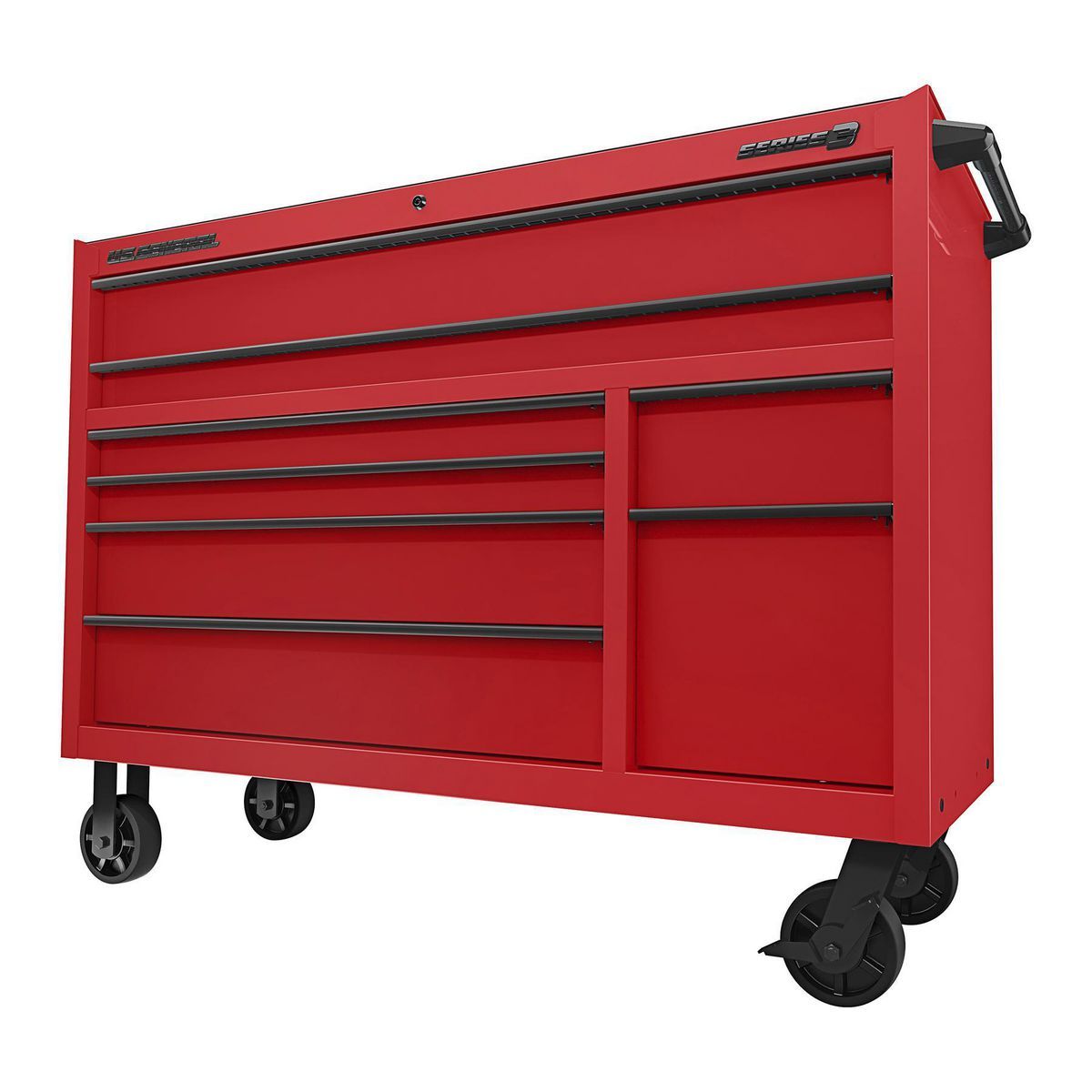 56 in. x 22 in. Red Roll Cab B449383