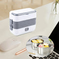 Portable Electric Lunch Box Food Heater Steamer Rice Cooker Q6297