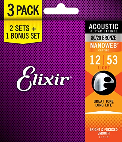 Light Coated Nickel Electric Guitar Strings (.010-.046) D567215