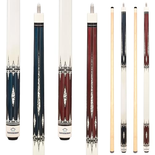 58 inch Pool Cue Stick with 13mm Fiber Leather tip 20oz J831994