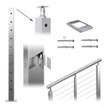 Cable Railing Corner Post 36x2x2 Surface Mount C268