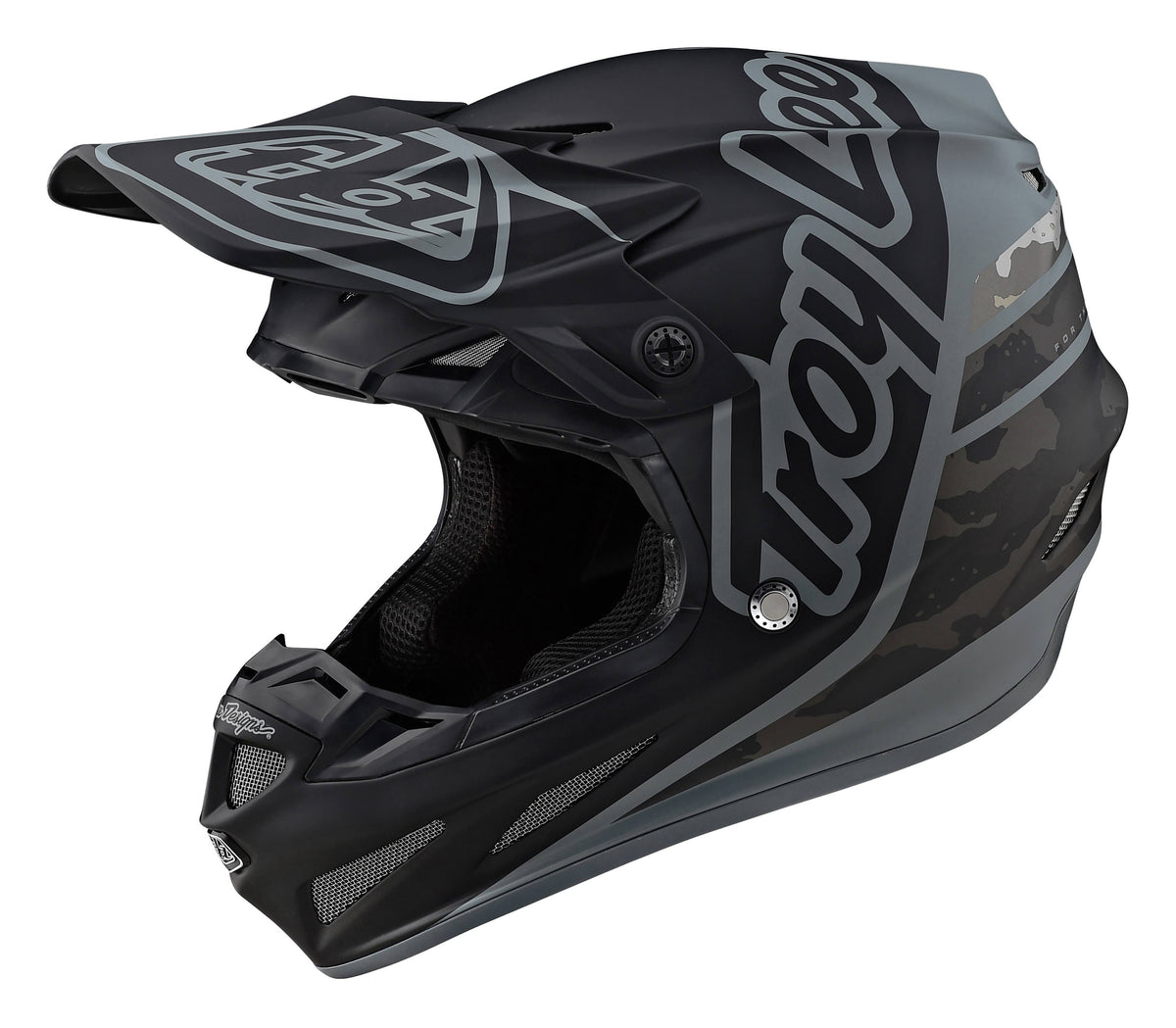 Black Camo Composite Helmet Y502