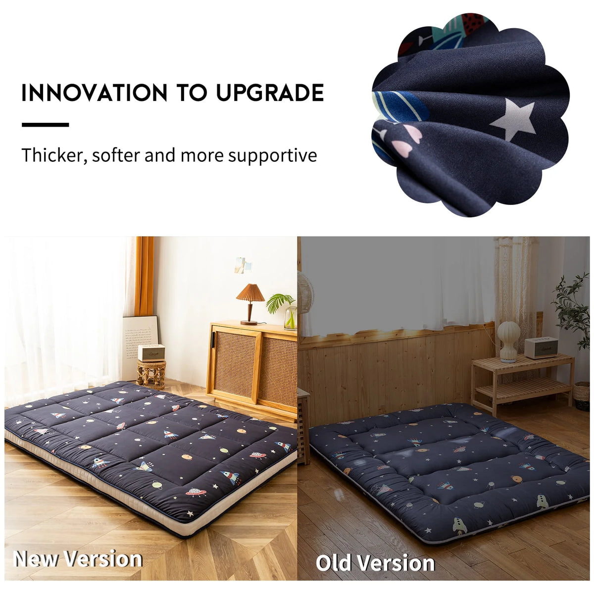 Extra Thick Folding Roll Up Floor Mattress G622