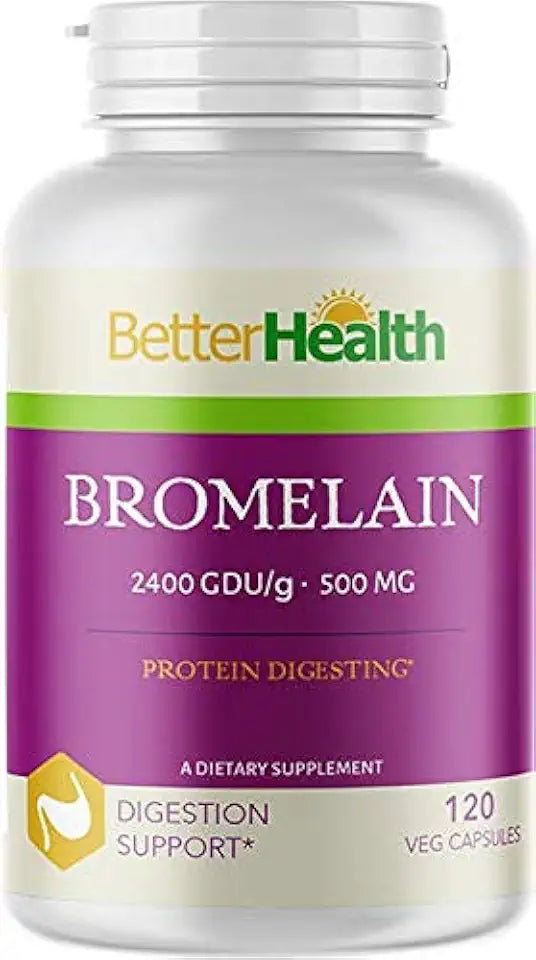 Bromelain 2400 GDU 500Mg 120 Veg Caps K377915