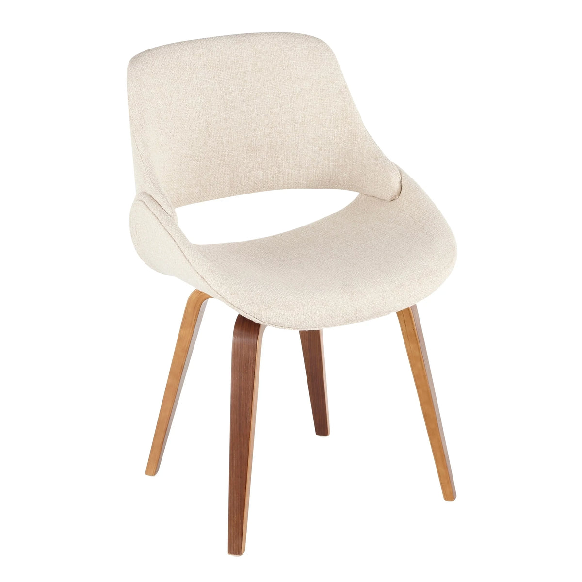 Grey Polyester Foam Chair Set of 2 P538