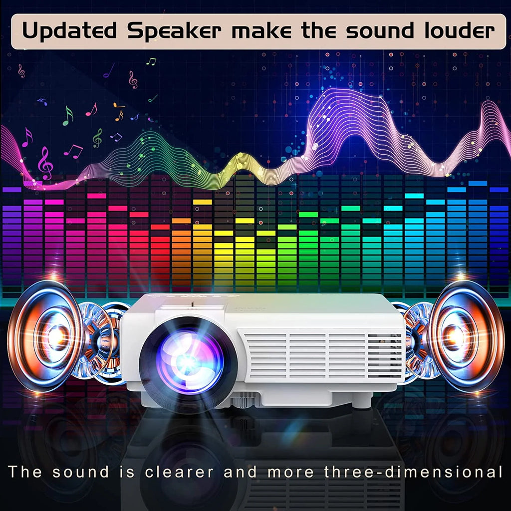Mini Projector with Bluetooth and 1080P Full HD L885