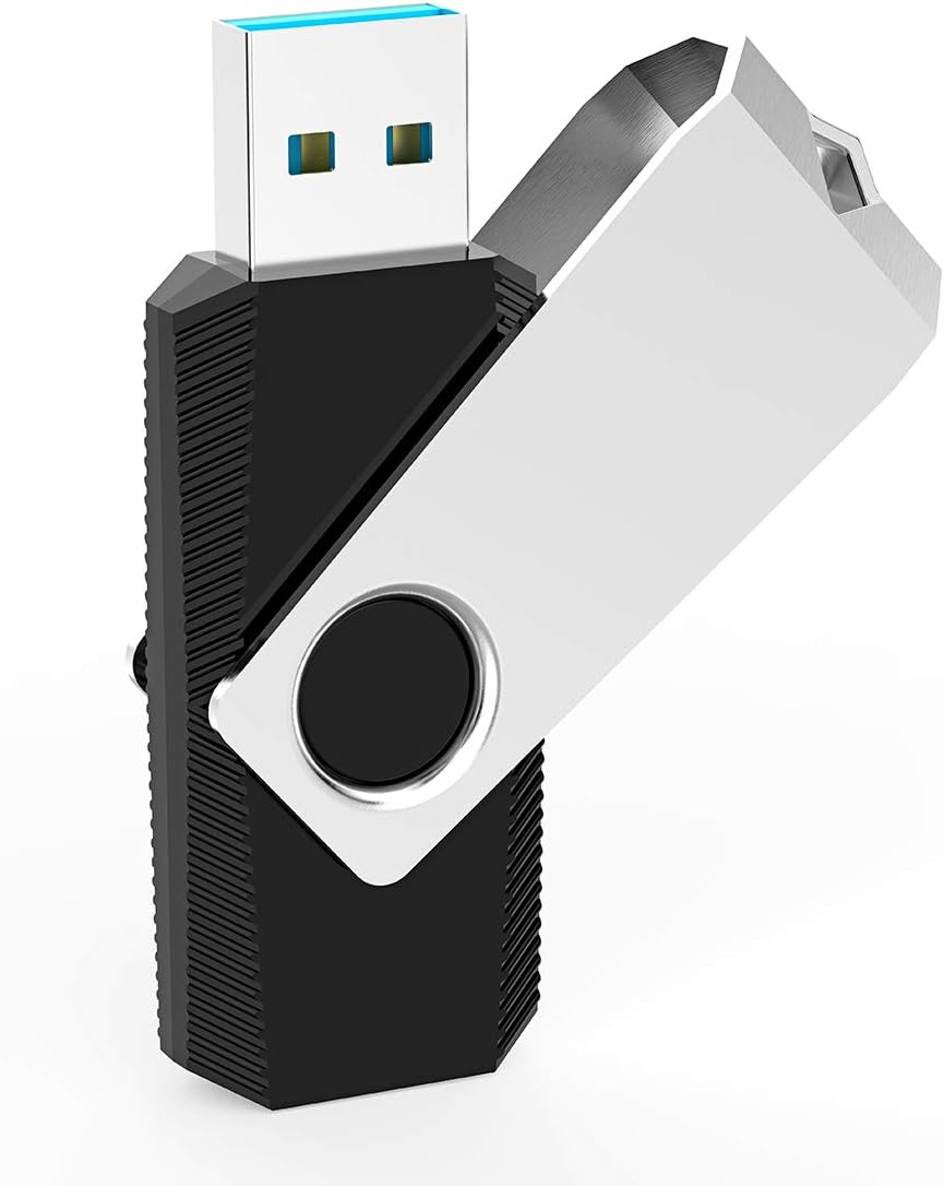 Black Pack of 2 Swivel USB Flash Drives Z433