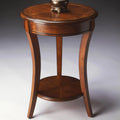 Olive Ash Burl Accent Table F6896