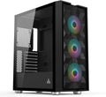 Pink ATX Mid Tower Computer Case with 3 Fans U69827
