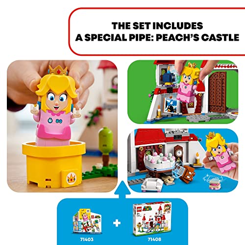 Buildable Game Toy with Time Block Plus Bowser and Toadette Figures G8914
