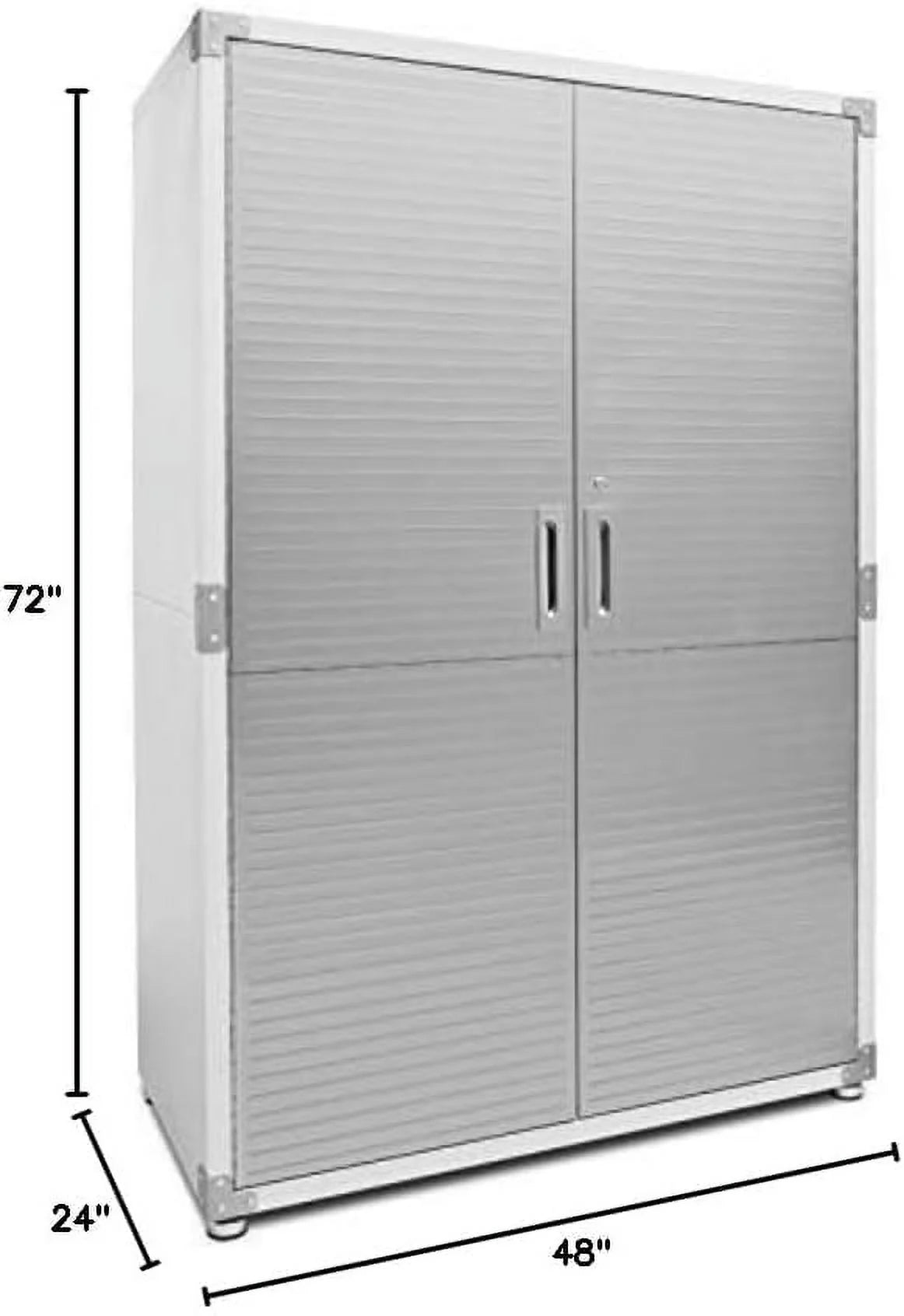 48" W x 24" D x 72" H Granite Steel Storage Cabinet C976254