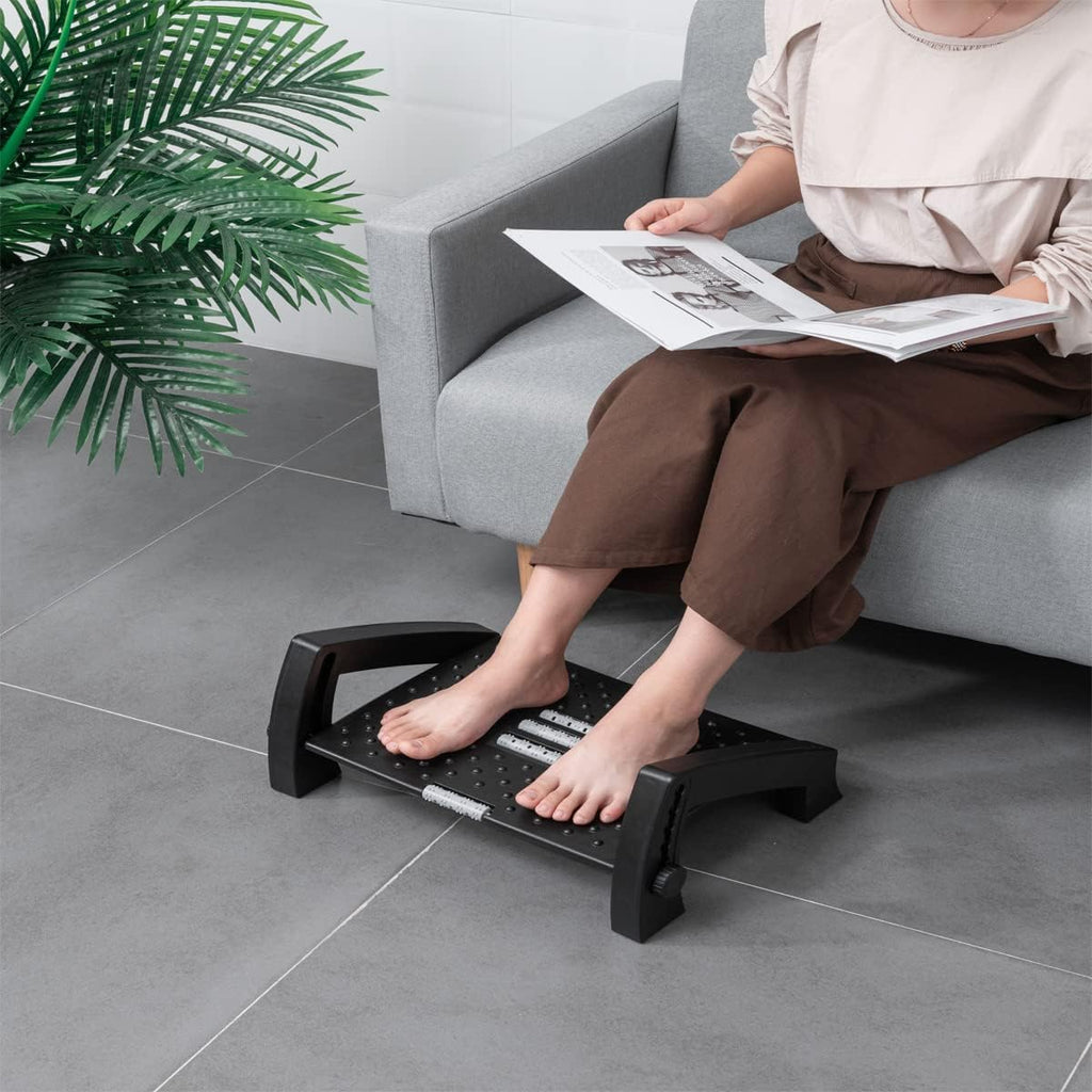 Adjustable Height Foot Rest with Massage Surface S83677