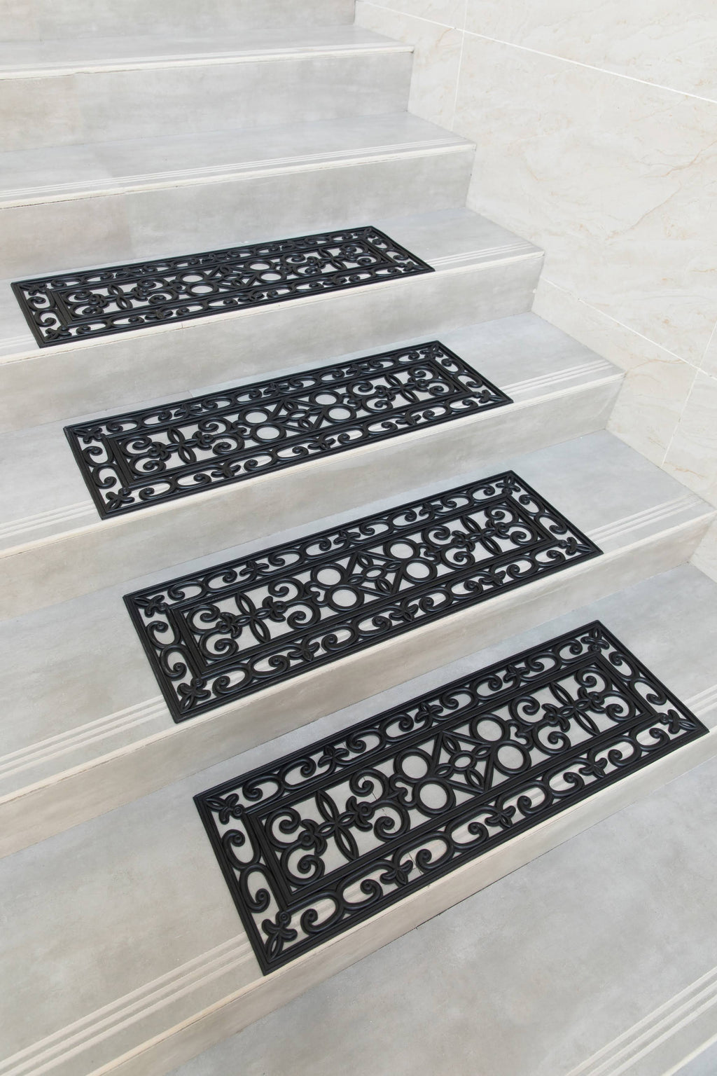 Set of 4 Anti-Slip Rubber Stair Tread Mat D951922