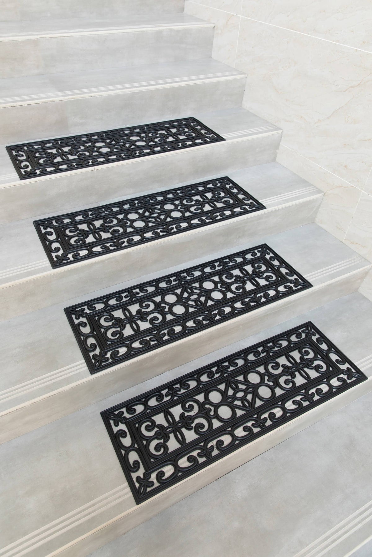 Set of 4 Anti-Slip Rubber Stair Tread Mat D951922