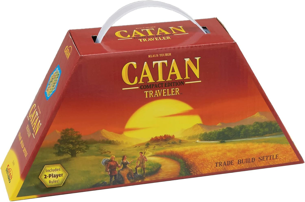 CATAN Board Game Traveler Edition, 3 to 4 players, 60 minutes, Pack of 2 D65199