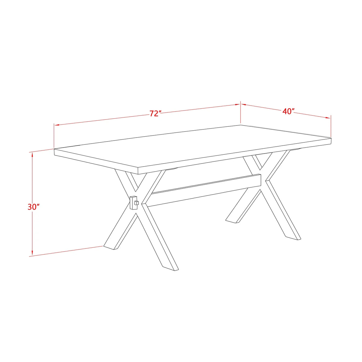 6-Piece Dining Table Set with Bench R26325