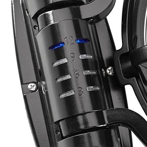 3-Speed 7x22 Gimbal Fan Black 12-24V P60366