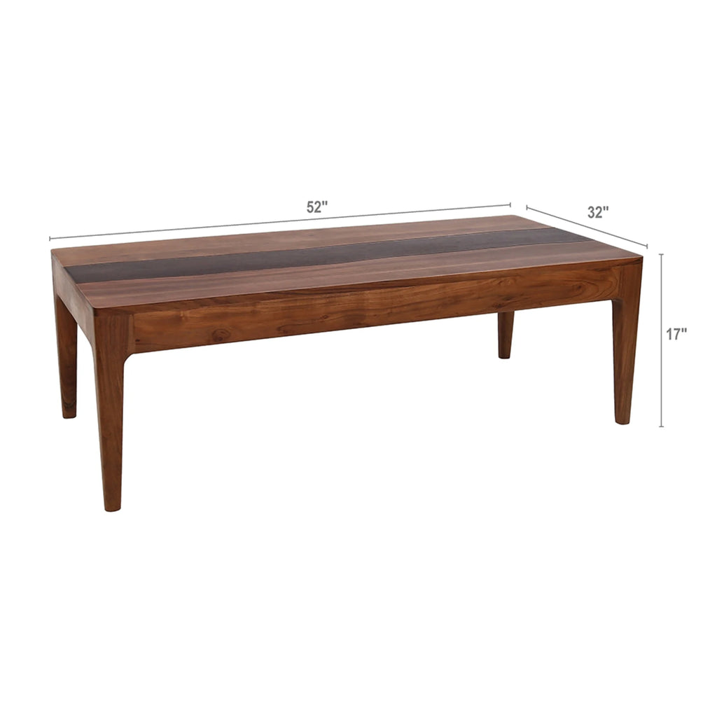 Wooden Rectangular Coffee Table D4694