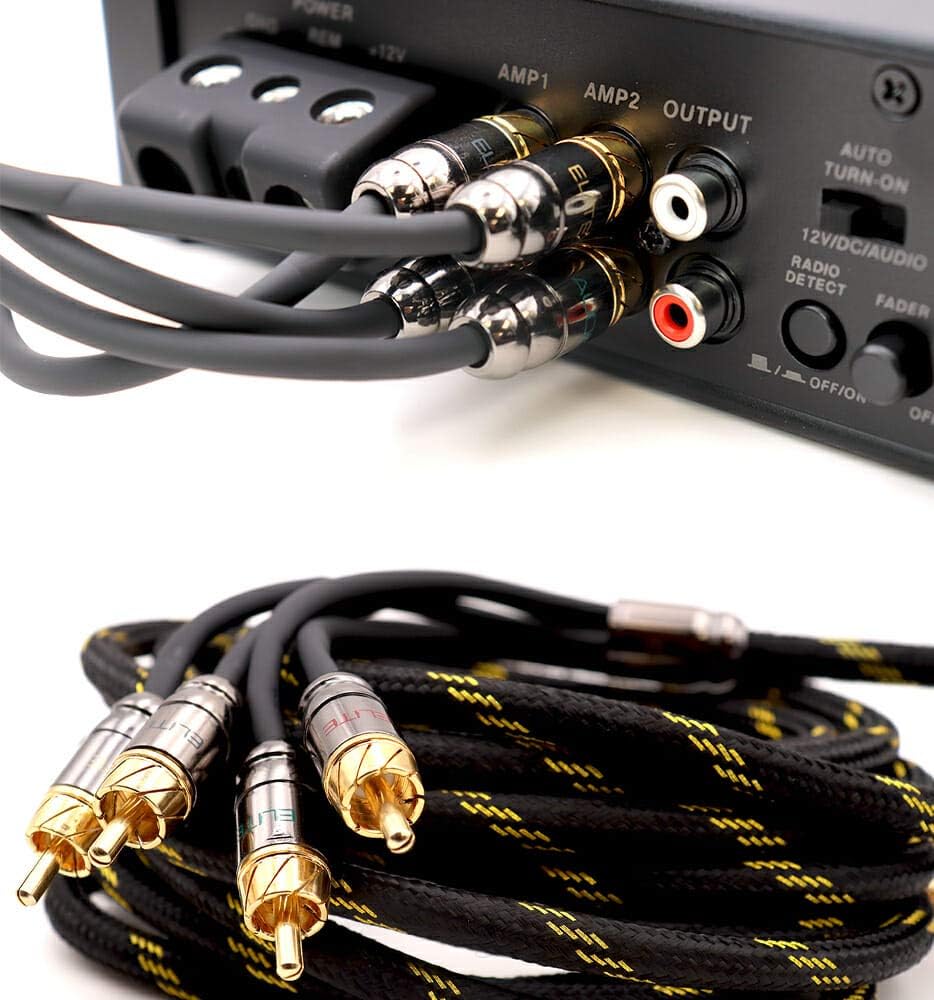 12 ft 2 Channel RCA Audio Interconnect Cable K635962