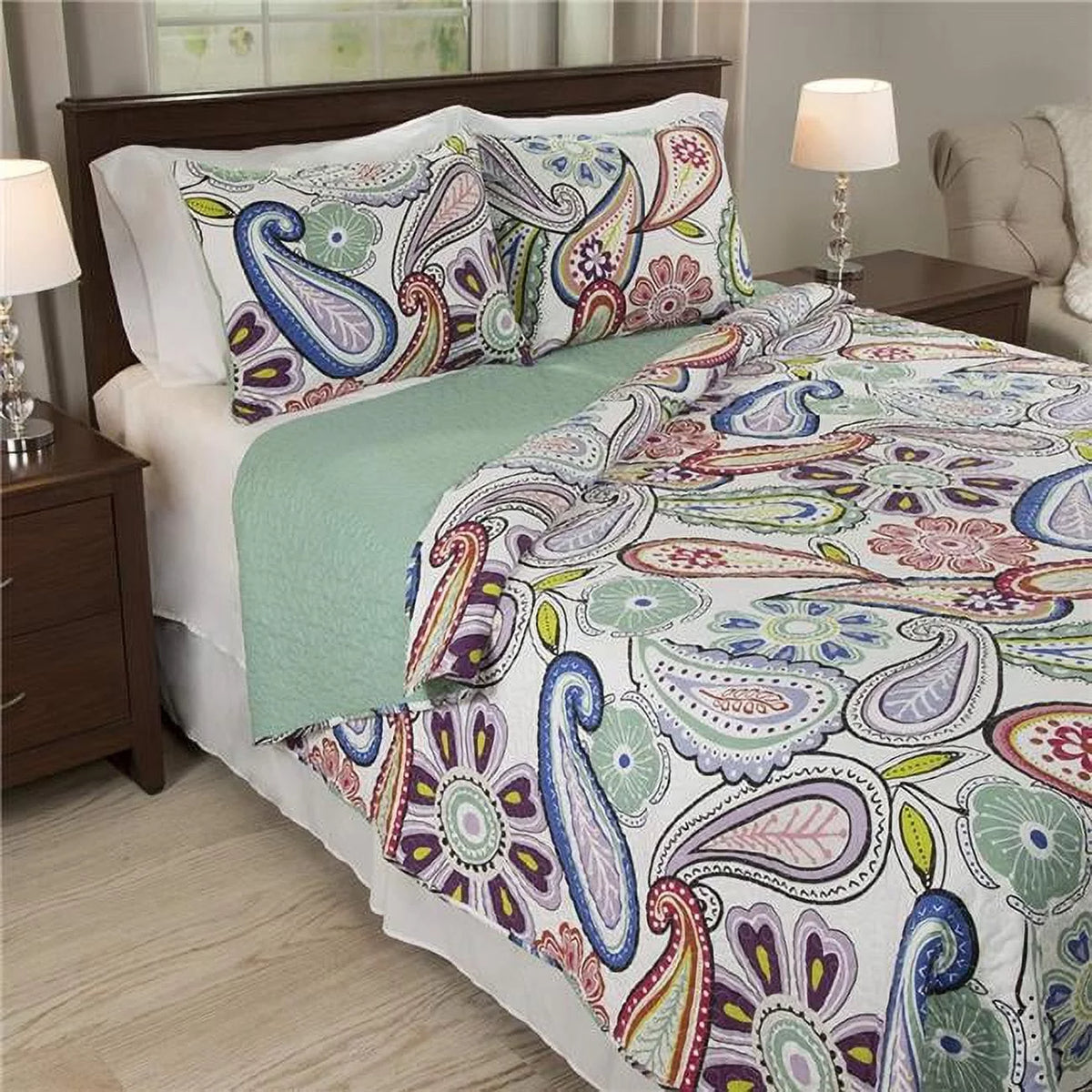 King Size 3 Piece Quilt Set N7651