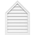 Peaked Top Surface Mount PVC Gable Vent Q899