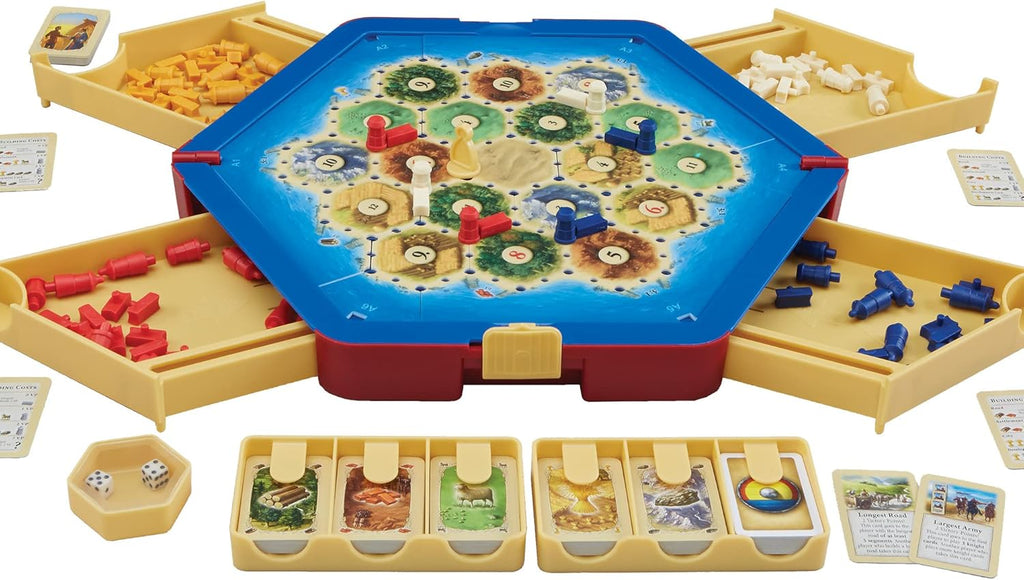 CATAN Board Game Traveler Edition, 3 to 4 players, 60 minutes, Pack of 2 D65199