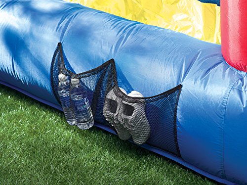 Jump 'n Slide Inflatable Bouncer with Blower, Stakes, Repair Patches, Storage Bag S51490
