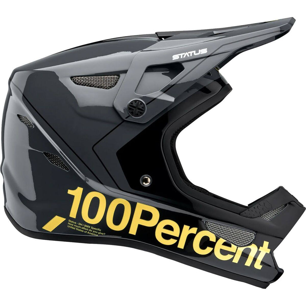 100% Status Helmet Carby Charcoal L C9811